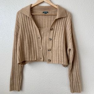 NWOT Wild Fable two piece set cardigan and tank large